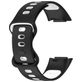 Mobigear Sport Dual Siliconen Fitbit Charge 5 Bandje Druksluiting - Zwart / Wit