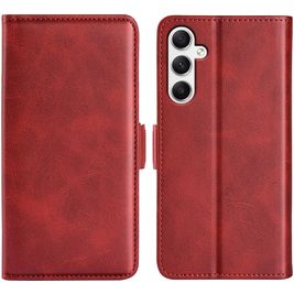 Mobigear Slim Magnet Samsung Galaxy A35 Hoesje Bookcase Portemonnee - Rood