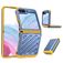 Mobigear Groove Samsung Galaxy Z Flip 5 Hoesje Hardcase Backcover - Blauw