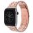 Mobigear Antwerp Stalen Apple Watch Bandje Vouwsluiting - 49/46/45/44 mm - Roségoud