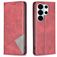 Mobigear Rhombus Slim Samsung Galaxy S26 Ultra Hoesje Bookcase - Rood