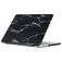 Mobigear Marble MacBook Air 15 Inch (2023-2025) Hoes Hardshell Laptopcover MacBook Case - Zwart - Model A2941 / A3114 / A3241