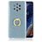 Mobigear Glitter Ring Nokia 9 PureView Hoesje Flexibel TPU Backcover met Ringhouder - Blauw