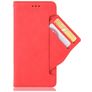 Mobigear Slide Wallet LG K51s Hoesje Bookcase Portemonnee - Rood