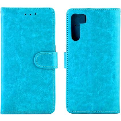 Mobigear Wallet OPPO A91 Hoesje Bookcase Portemonnee - Blauw