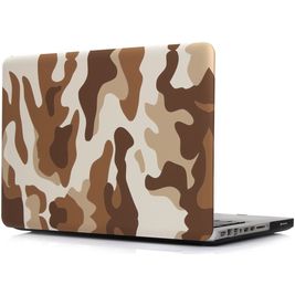 Mobigear Design MacBook Pro 14 Inch (2021-2025) Hoes Hardshell Laptopcover MacBook Case - Desert Camauflage - Model A2442 / A2779 / A2918 / A2992 / A3401 / A3112 / A3434