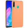 Mobigear Croco Huawei P40 Lite E Hoesje Hardcase Backcover - Oranje