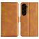Mobigear Slim Magnet Samsung Galaxy S23 FE Hoesje Bookcase Portemonnee - Cognac
