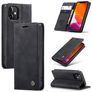 Caseme 013 iPhone 12 Mini Hoesje Bookcase Portemonnee - Zwart