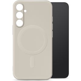 My Style Protective Flex Samsung Galaxy A35 MagSafe Hoesje Flexibel TPU Backcover - Antique White