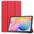 Mobigear Tri-Fold Samsung Galaxy Tab S6 Lite Hoes Bookcase - Rood