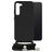 Mobilize Lanyard Gelly Samsung Galaxy S23 Plus Flexibel TPU Hoesje met koord - Zwart
