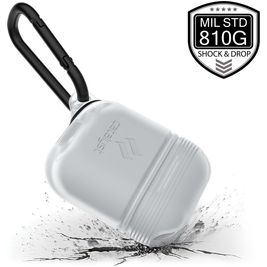 Catalyst Waterproof Apple AirPods 1 Hoesje Flexibel Siliconen Waterdicht - Wit