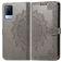 Mobigear Mandala Vivo V21 Hoesje Bookcase Portemonnee - Grijs