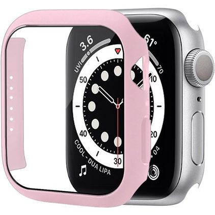 Mobigear Colors Apple Watch - 45 mm Hardcase Hoesje - Roze