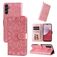 Mobigear Sunflower Samsung Galaxy A14 Hoesje Bookcase Portemonnee - Magenta