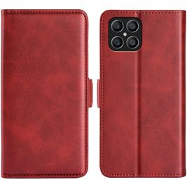 Mobigear Slim Magnet HONOR X8 Hoesje Bookcase Portemonnee - Rood
