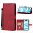Mobigear Wallet iPhone 16 Hoesje Bookcase Portemonnee - Rood