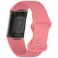 Mobigear Sport Dual Siliconen Fitbit Charge 5 Bandje Druksluiting - Magenta