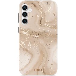 MIO Samsung Galaxy S23 FE MagSafe Hoesje Hardcase Backcover - Gold Marble