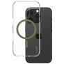 CARE by PanzerGlass Flagship iPhone 16 Pro MagSafe Hoesje Hardcase Backcover - Transparant / Groen