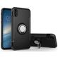 Mobigear Armor Ring iPhone XS Hoesje Hardcase Backcover Shockproof met Ringhouder - Zwart