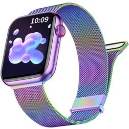 Mobigear Luxury Loop Milanese Apple Watch Bandje Magneetsluiting - 42/41/40/38 mm