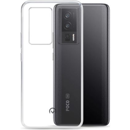 Mobilize Gelly Doorzichtig POCO F5 Hoesje Flexibel TPU Backcover - Transparant