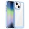 Mobigear Crystal iPhone 14 Hoesje Hardcase Backcover - Transparant / Blauw