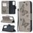 Mobigear Butterfly Samsung Galaxy A52s 5G Hoesje Bookcase Portemonnee - Grijs