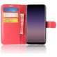 Mobigear Classic Samsung Galaxy A8 (2018) Hoesje Bookcase Portemonnee - Rood