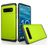 Mobigear Card Samsung Galaxy S10 Hoesje Hardcase Backcover Shockproof met Pasjeshouder - Groen