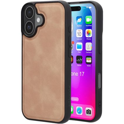 Mobiparts Classic iPhone 17 MagSafe Hoesje Hardcase Backcover - Moonstone Beige