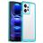 Mobigear Crystal Xiaomi Redmi Note 12 Hoesje Hardcase Backcover - Transparant / Turquoise