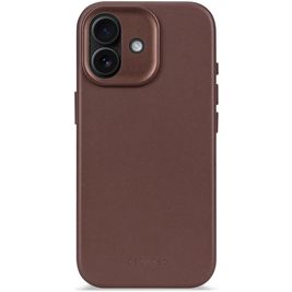 Decoded iPhone 17 Hoesje Echt Leer Backcover Shockproof - Dark Ruby