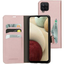 Mobiparts Classic Wallet Samsung Galaxy A12 Hoesje Bookcase Portemonnee - Roze