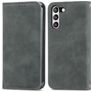 Mobigear Retro Slim Samsung Galaxy S21 FE Hoesje Bookcase Portemonnee - Grijs