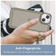 Mobigear Crystal iPhone 15 Hoesje Flexibel TPU Backcover - Grijs