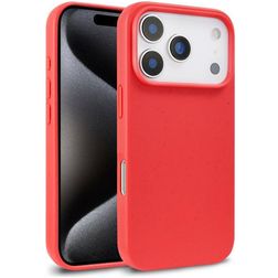 Mobigear Bio iPhone 18 Pro Hoesje Eco Friendly Backcover - Rood