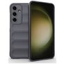 Mobigear Bumpy Samsung Galaxy S24 FE Hoesje Flexibel TPU Backcover - Grijs