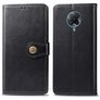 Mobigear Snap Button POCO F2 Pro Hoesje Bookcase Portemonnee - Zwart