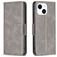 Mobigear Excellent iPhone 15 Hoesje Bookcase Portemonnee - Grijs