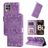 Mobigear Sunflower Realme Narzo 50 4G Hoesje Bookcase Portemonnee - Paars