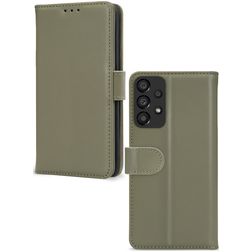 Mobilize Premium Gelly Wallet Samsung Galaxy A33 Hoesje Bookcase Portemonnee - Groen
