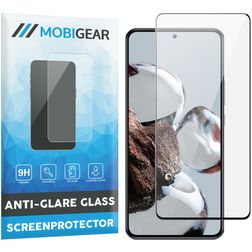 Mobigear Premium Xiaomi 12T Glazen Screenprotector - Case Friendly - Zwart