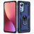 Mobigear Armor Ring Xiaomi 12 Hoesje Hardcase Backcover Shockproof met Ringhouder - Blauw