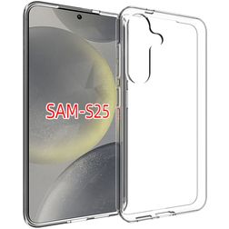 Mobigear Basics Doorzichtig Samsung Galaxy S25 Hoesje Flexibel TPU Backcover - Transparant