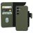 Mobiparts Samsung Galaxy S24 MagSafe Hoesje Echt Leer Uitneembare 2in1 Bookcase Portemonnee - Groen