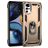 Mobigear Armor Ring Motorola Moto G22 Hoesje Hardcase Backcover Shockproof met Ringhouder - Goud