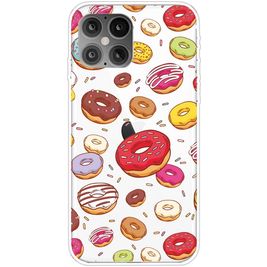 Mobigear Design iPhone 12 Pro Max Hoesje Flexibel TPU Backcover - Donut